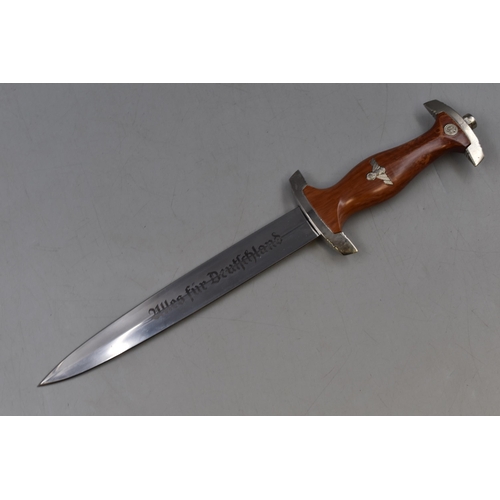 176 - Replica WWII SS Dagger Complete with Sheath (15