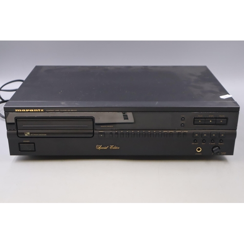 393 - Marantz Special Edition compact disc player CD-52MK II with remote control (Powers On)