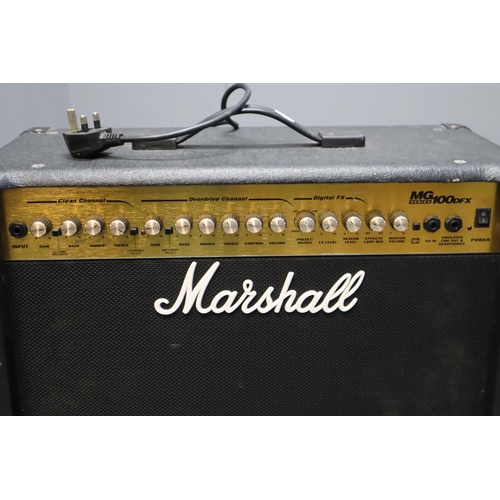 478 - A Marshall MG Series 100DFX Amplifier, Powers on When Tested