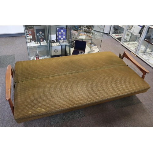 489 - Mid Century Danish Style Teak Sofa Bed (78