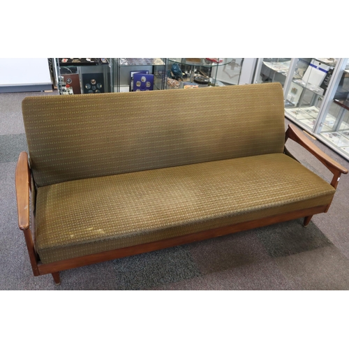 489 - Mid Century Danish Style Teak Sofa Bed (78