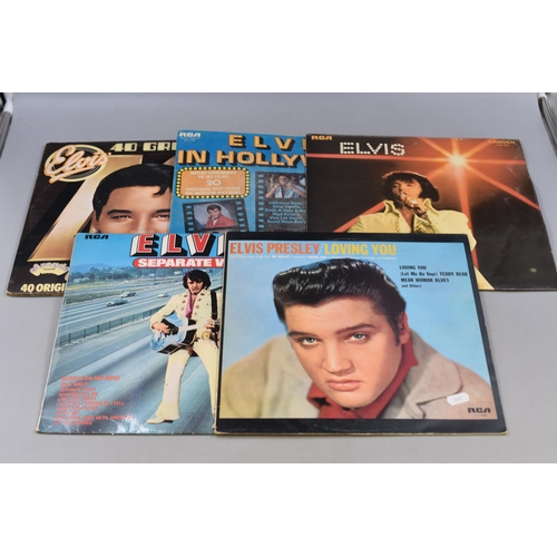 425 - Collection of Pre-Owned Vinyl Elvis Presley LP's to Include 'Loving You', Separate Ways and More