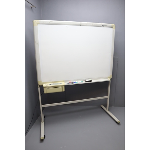 495 - Large Boardfax Whiteboard Untested But Works as a White Board anyway. It is 55 Inches Wide 29 Deep a... 