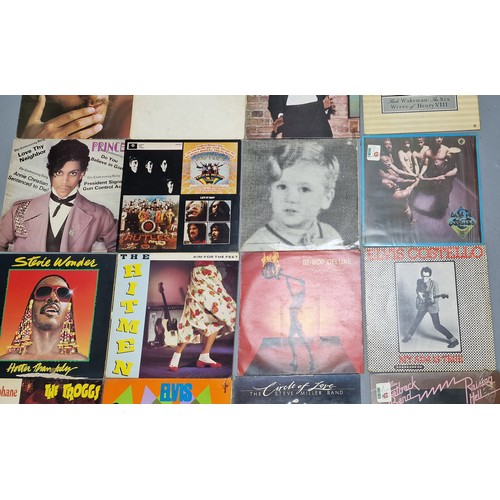 429 - Twenty Pre-Owned Vinyl Records Includes Iggy Pop, Emmerson Lake & Palmer and More All Shown In P... 