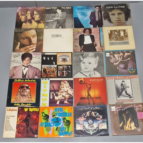 429 - Twenty Pre-Owned Vinyl Records Includes Iggy Pop, Emmerson Lake & Palmer and More All Shown In P... 