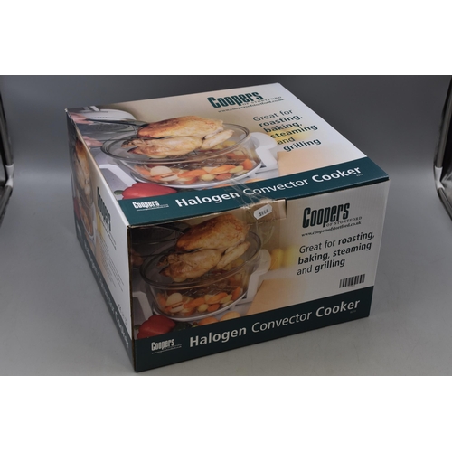 438 - Brand new Unused Coopers 11 Litre Halogen Convector Cooker in Sealed Box