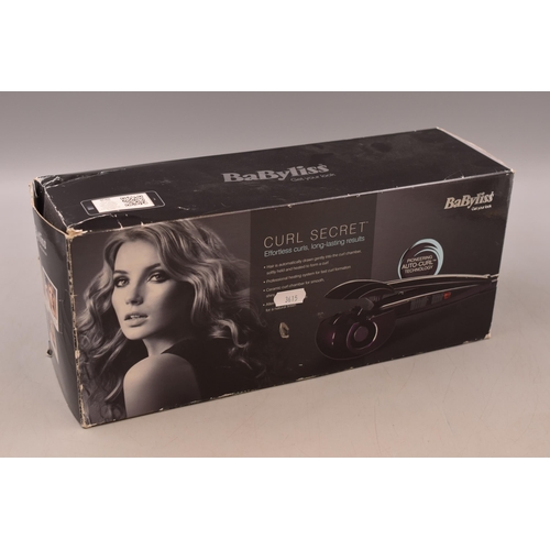 443 - Boxed Babyliss Curler (Powers On When Tested)