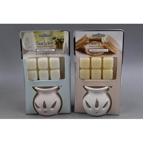 601 - A Selection of Eight Wax Melt Sets. Includes Chupa Chups Strawberry, Starlytes Fresh Linen And Vanil... 