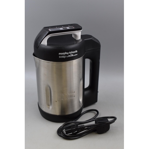 632 - Morphy Richards Soup & Milk Maker (Powers On When Tested)