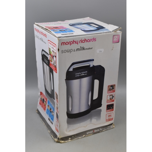 632 - Morphy Richards Soup & Milk Maker (Powers On When Tested)