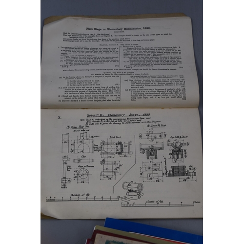 640 - A Selection of Ephemera. Includes Steam Engines, Engineering Books and More.