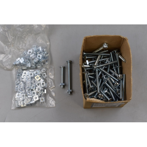 572 - Four Boxes of Brand New Roofing Bolts of Various Sizes