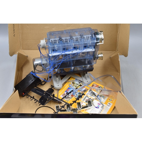 672 - Mixed Selection of Electronic Science Kit Including Incredible Electricity, 14 In 1 Education Solar ... 