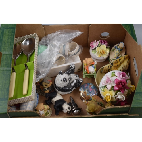 693 - Mixed Selection of items to include Jewellery Box, Salad Servers Forever Friends and more