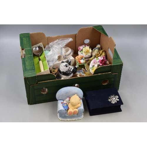 693 - Mixed Selection of items to include Jewellery Box, Salad Servers Forever Friends and more