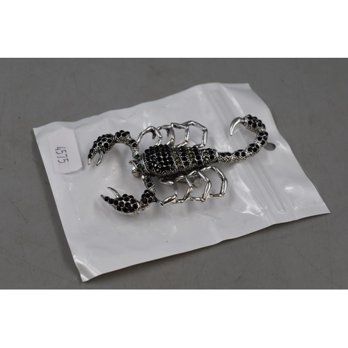 20 - Scorpion Brooch with Articulated Tale (3.5