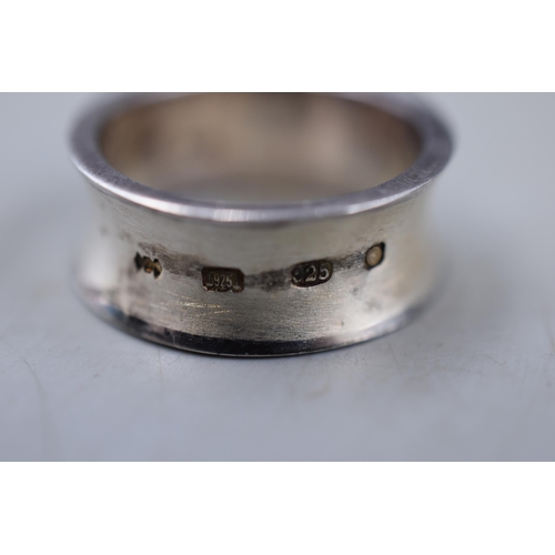 25 - Two 925. Silver Rings. Includes Hallmarked Sheffield Silver (Size P), And Other (Size S).