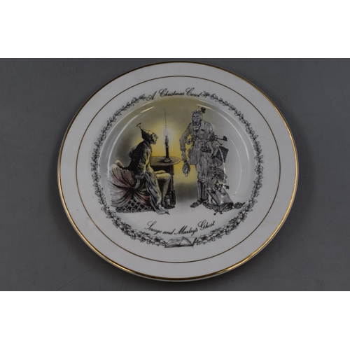 315 - Selection of 7 Collectors Plates including Royal Stafford Scrooge and Marleys Ghost, Royal Worcester... 