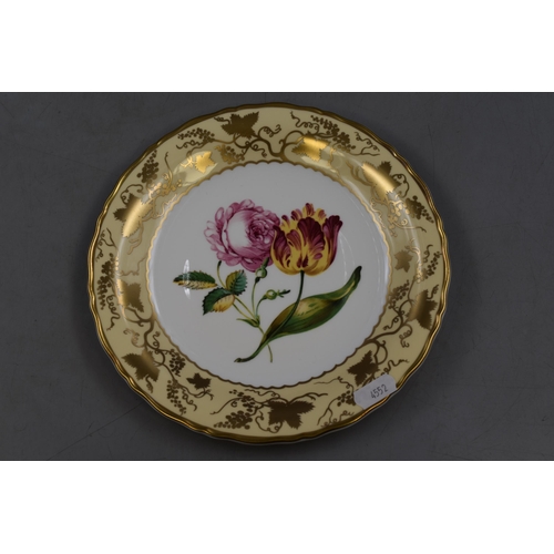 319 - Five Coalport Collectors Plates From The Celebration of Roses Collection, Royal Doulton Brnbury Edge... 