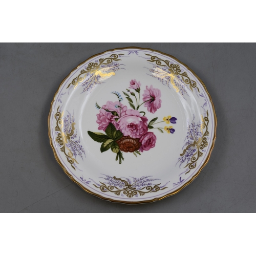 319 - Five Coalport Collectors Plates From The Celebration of Roses Collection, Royal Doulton Brnbury Edge... 