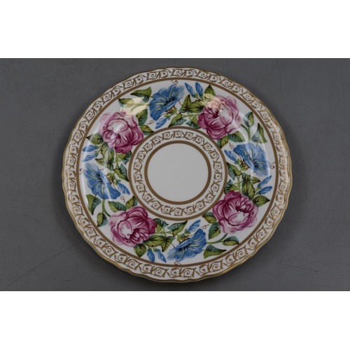 319 - Five Coalport Collectors Plates From The Celebration of Roses Collection, Royal Doulton Brnbury Edge... 