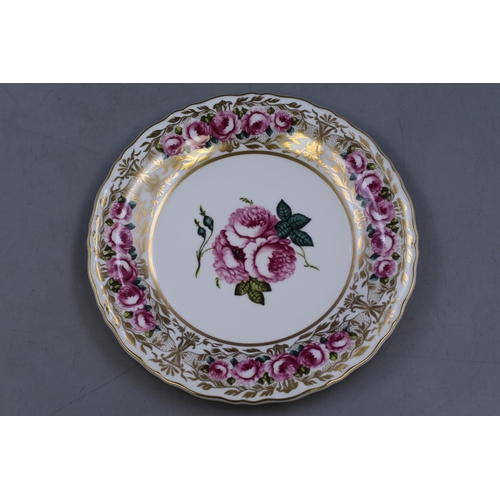 319 - Five Coalport Collectors Plates From The Celebration of Roses Collection, Royal Doulton Brnbury Edge... 