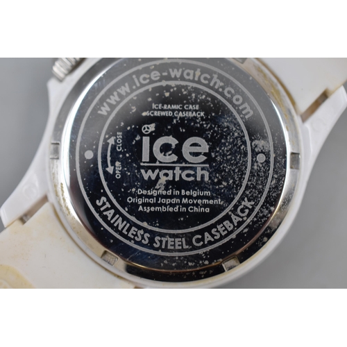 69 - Ice Love Watch with Rubberised Strap (Working)