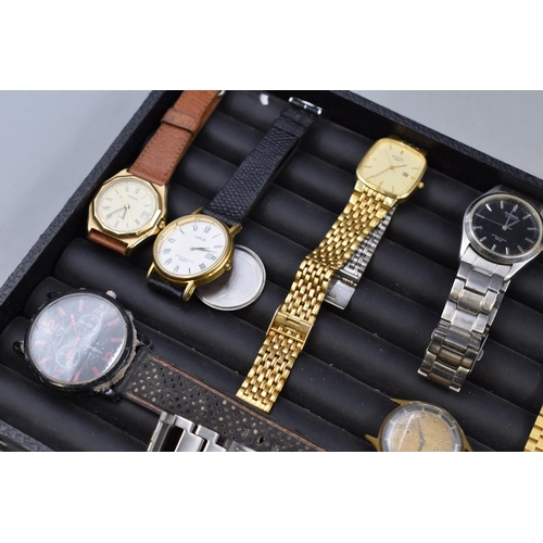 90 - Selection of Watches including Lorus, Casio, Rotary, Storm and More