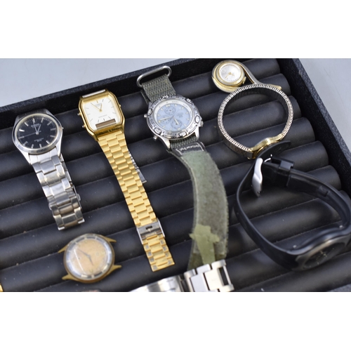 90 - Selection of Watches including Lorus, Casio, Rotary, Storm and More