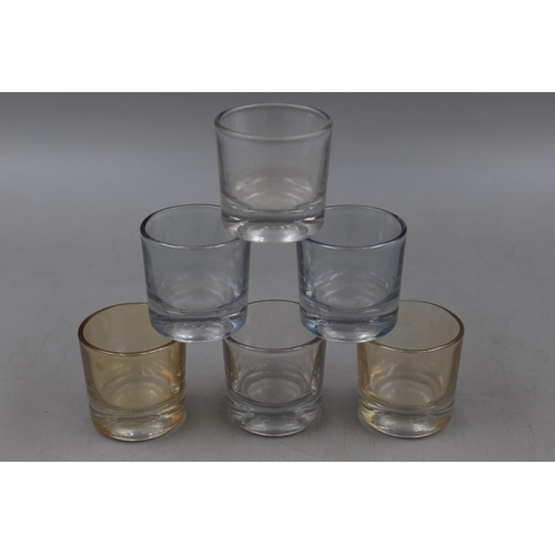 123 - Wooden Holder containing Six Shot Glasses