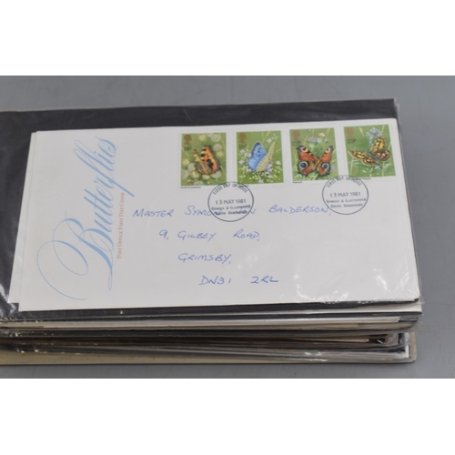 420 - Approx 50 First Day Covers including Sport, Butterflies, British Motor Cars and More Complete with C... 