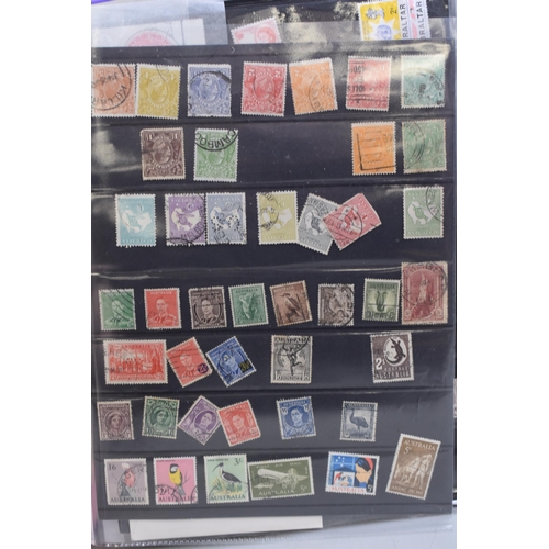 421 - Large Selection of Mixed Definitive and Pictorial World Stamps including Australian dating from the ... 