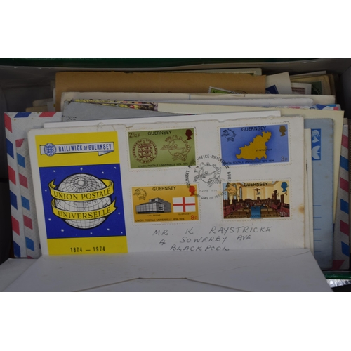 422 - Approx 80 First Day and Stamp Covers including First Legislative Assembly, Sudan, Air Mail, Gibralta... 