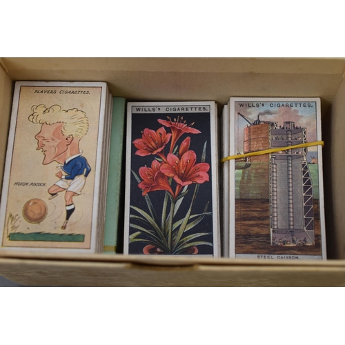 430 - A Large Selection of Cigarette Cards, Includes Full Sets, End Numbers, Cigarette Boxes and More.