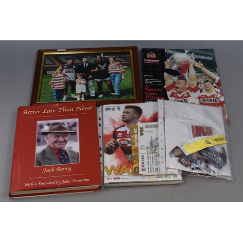 431 - A Selection of Sporting Memorabilia. Includes Signed Jack Berry 'Better Late Than Never' Book, Manch... 