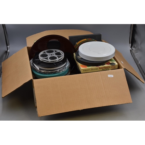 449 - A Large Selection of 9.5mm Film Reels, Mostly Containing Home Movies and Travel Films.