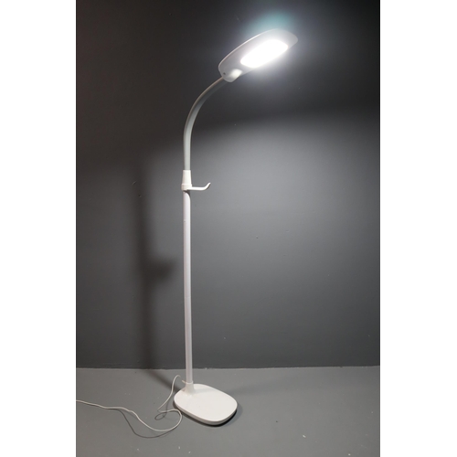 168 - An Aglaia Modern Adjustable Floor Lamp, With Touch Sensitive For Colour and Brightness. Working When... 