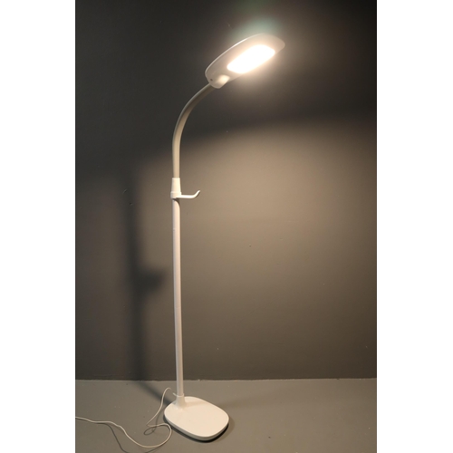 168 - An Aglaia Modern Adjustable Floor Lamp, With Touch Sensitive For Colour and Brightness. Working When... 