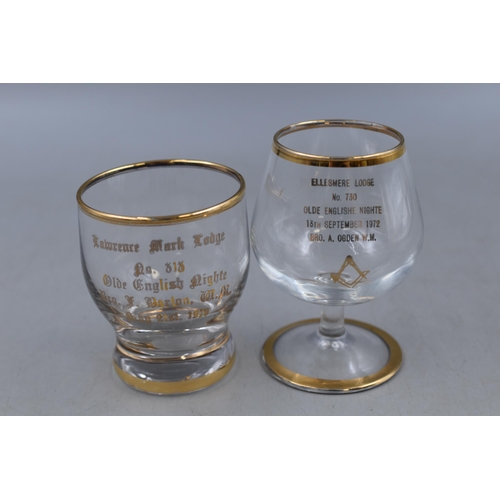 170 - Selection of Masonic Memorabilia including Tankards, Plates and Glassware