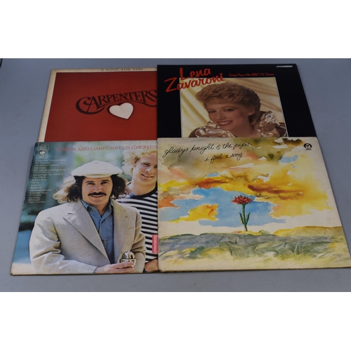 480 - Selection of Pre-Owned 1970's Vinyl LP's to include Carpenters, Lena Zavaroni ( Songs from Her BBC T... 