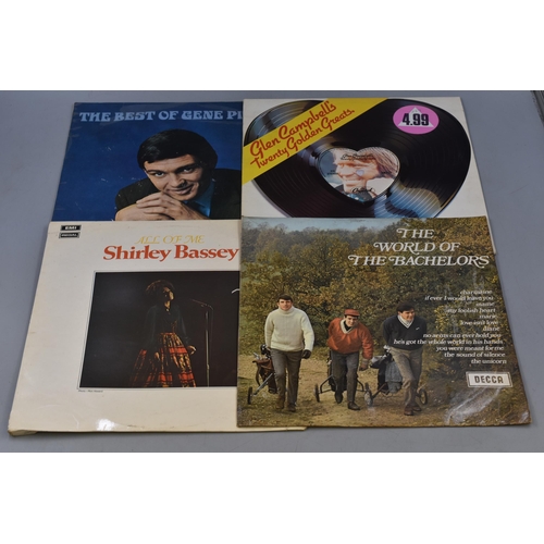 481 - Selection of Pre-Owned 1960's Artists Vinyl LP's to Include Elvis Presley, Shirley Bassey, Gene Pitn... 