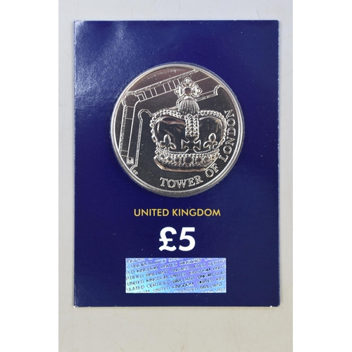 205 - Selection of Four Queen Elizabeth II 2019 Change Checker Commemorative £5.00 Coins to include ... 