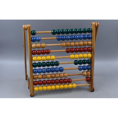 496 - Large early Ikea Child's Abacus 14