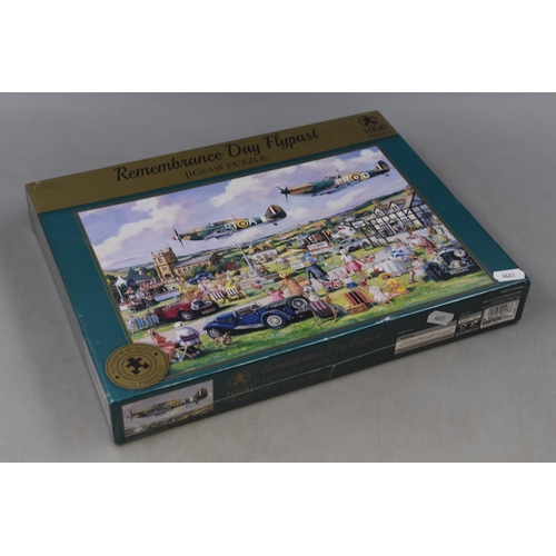 512 - Sealed Remembrance Flypast Jigsaw Puzzle