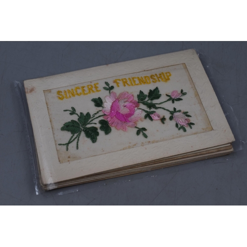 238 - Selection of 9 WWI Period Silk Postcards