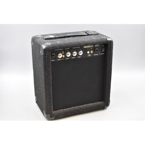 526 - An Acoustic Solutions JE21 20W Amp, Powers on When Tested.