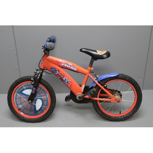 532 - Child,s Marvel Ultimate Spider-Man Pushbike