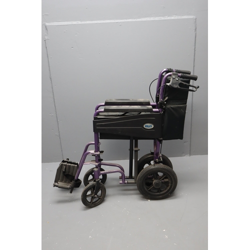 543 - Lightweight Days Patterson Medical Wheelchair with Brake System Fitted, Folds for easy transportatio... 