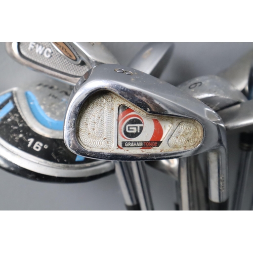 589 - Selection of Golf Clubs including Dunlop JR Tour Driver, and Graham Tonge Irons