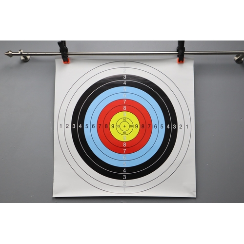 596 - Two Archery Bow's with 5 Arrows and 5 Targets